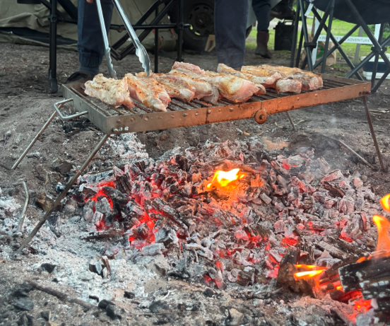 Braai Master open fire cooking
